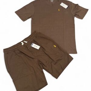 Polo by Ralph Lauren Brown Short Set